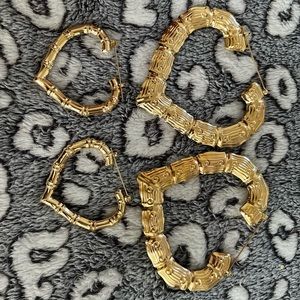 Gold Hoop Earring Set